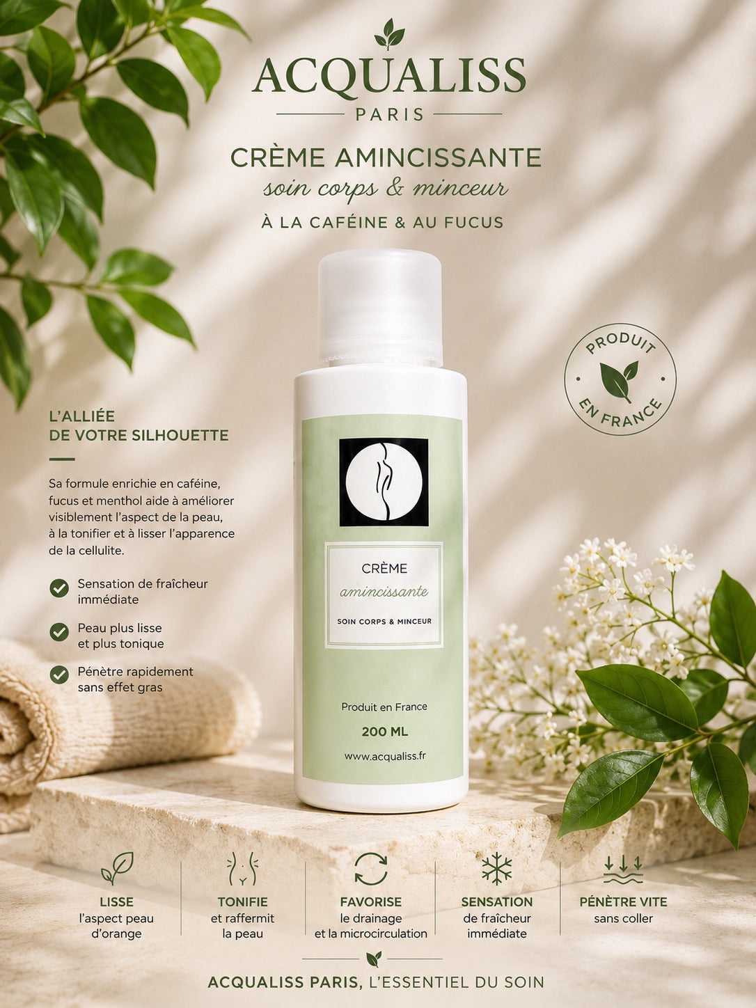 Crème Amincissante — Acqualiss Paris