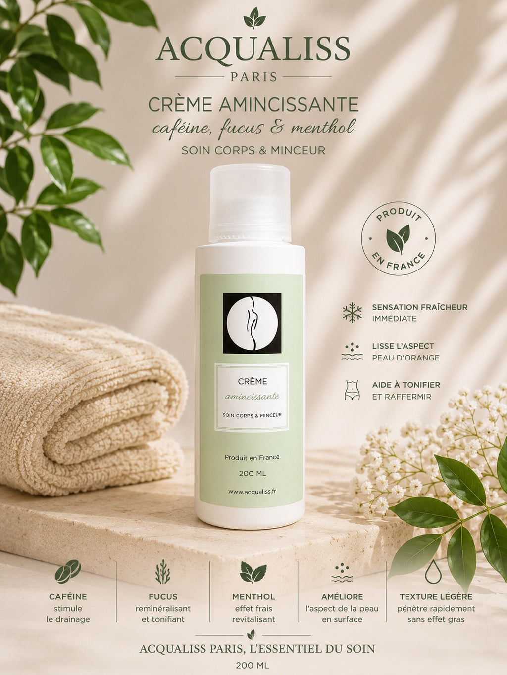 Crème Amincissante — Acqualiss Paris
