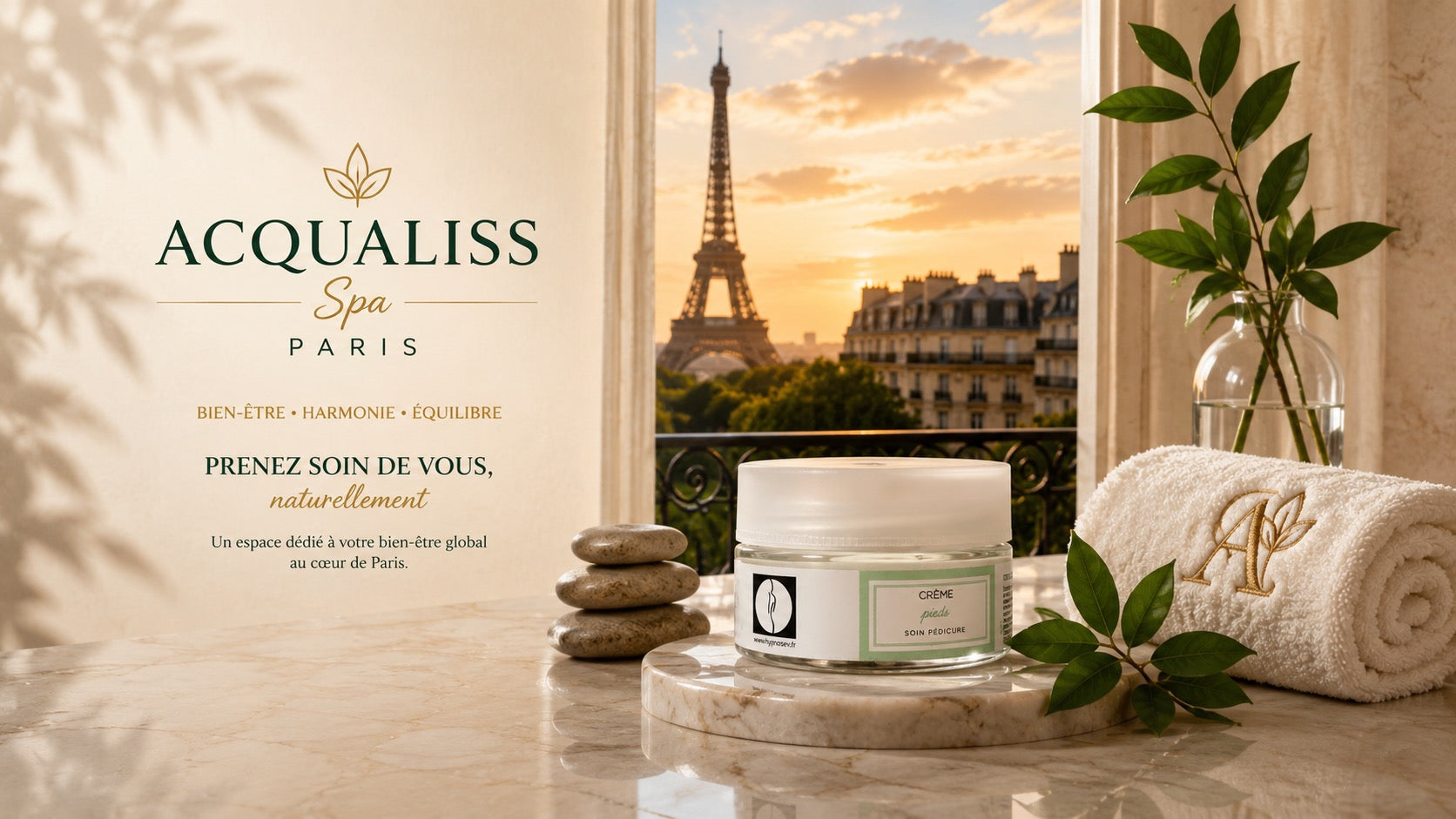 Crème Pieds Soin Pédicure – Talons Secs & Peaux Rugueuses | Acqualiss Paris