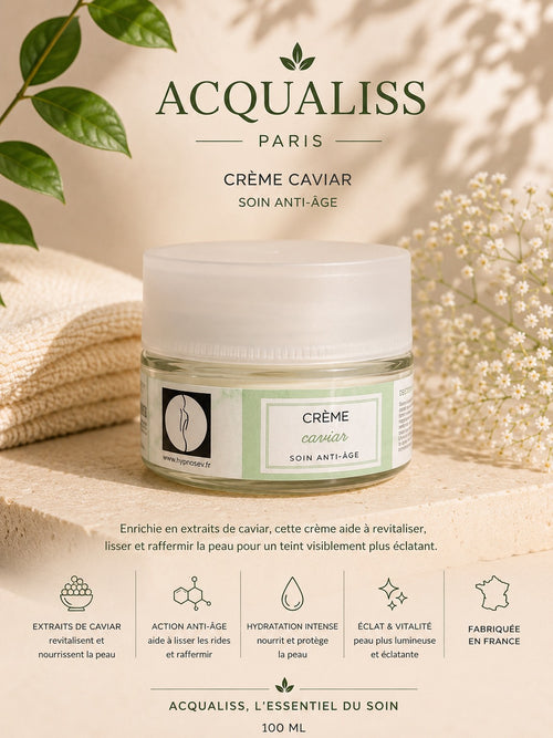 Crème Caviar – Soin Anti-Âge Nutrition & Éclat