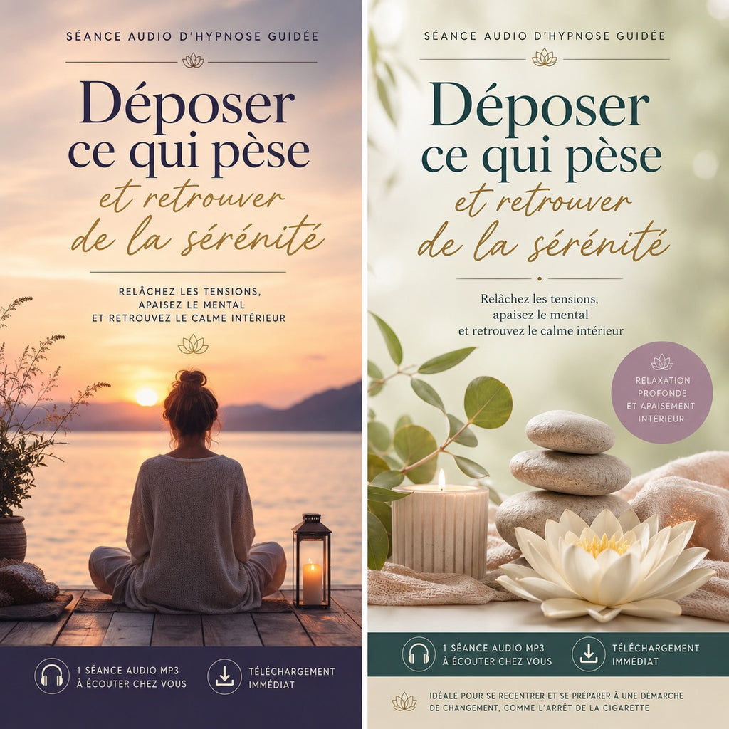 Hypnose guidée – Déposer ce qui pèse et retrouver de la sérénité