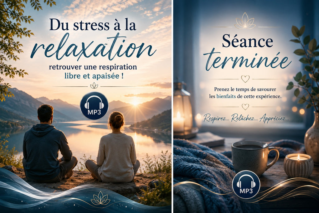 Hypnose MP3 — Du stress à la relaxation : retrouver une respiration libre et apaisée