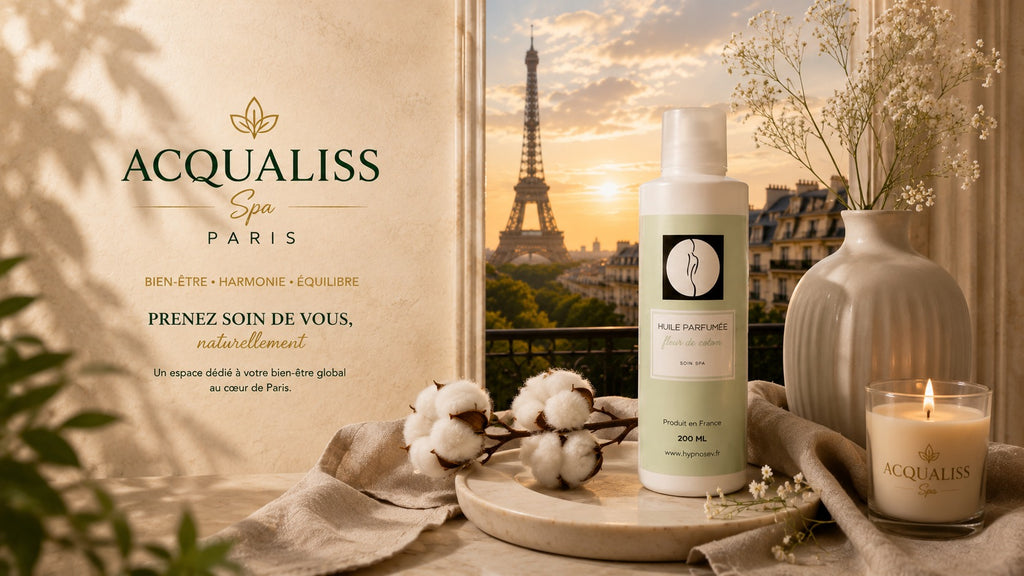 Huile Parfumée Fleur de Coton – Soin Spa Acqualiss Paris