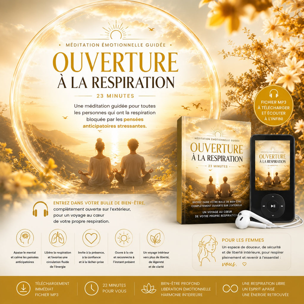 ✨ MÉDITATION ÉMOTIONNELLE GUIDÉE – OUVERTURE À LA RESPIRATION