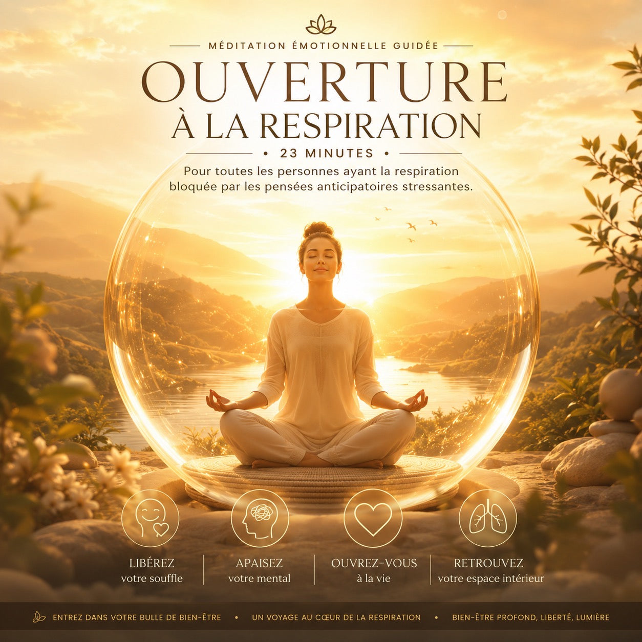 ✨ MÉDITATION ÉMOTIONNELLE GUIDÉE – OUVERTURE À LA RESPIRATION
